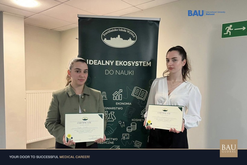 ბაუ ბათუმის საერთაშორისო უნივერსიტეტის სტუდენტები საერთაშორისო კონფერენციაზე
