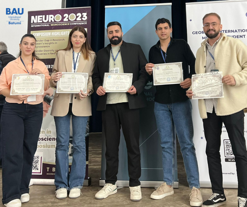 ბაუ ბათუმის კურსდამთავრებულები NEURO-2023 კონფერენციაზე